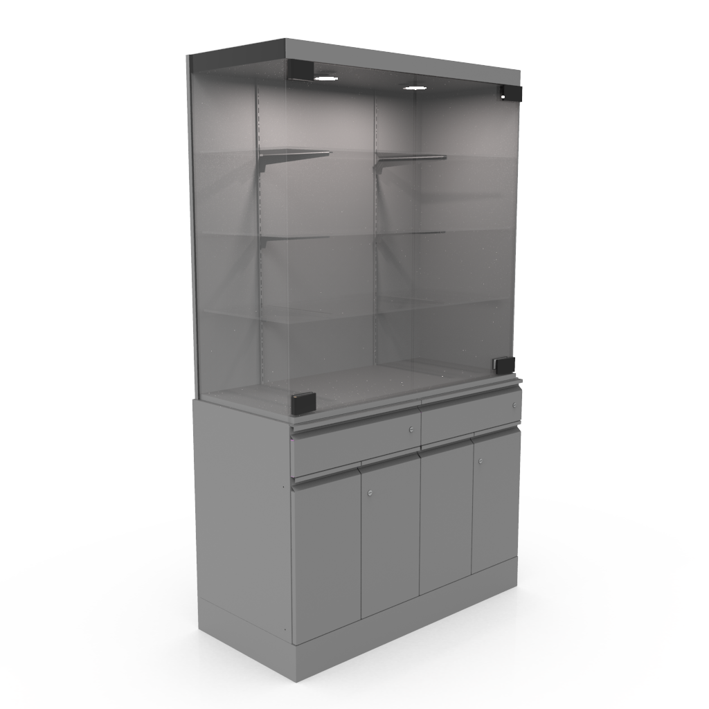 Type 1B-Freestanding display case